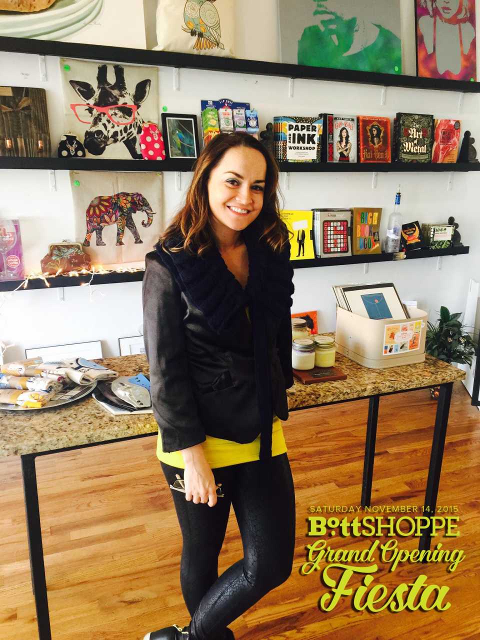 Lara Saravia Bott owns and operates the Bott Shoppe on Mamaroneck Avenue. 