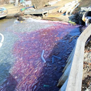 An oil spill reached Lake Mahopac and had to be cleaned up.