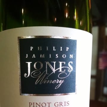Pinot Gris from Jones Family Farms in Shelton.