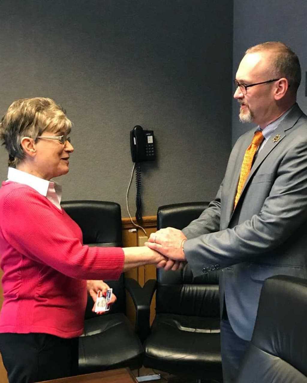 Phyllis DeWitt retired Friday after 23 years with the Sheriff's Office.