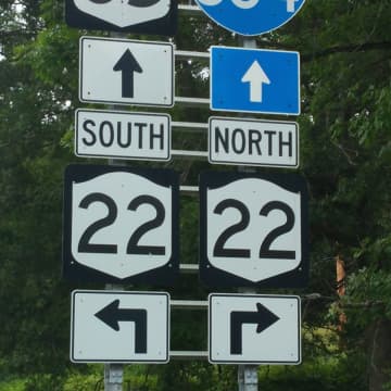 Route 35, Route 22, I-684