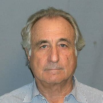 Bernie Madoff is serving a 150-year prison term and forfeited $17.179 billion for running a huge Ponzi scheme. A hedge fund exec who lost billions in the scheme committed suicide Monday in New York.