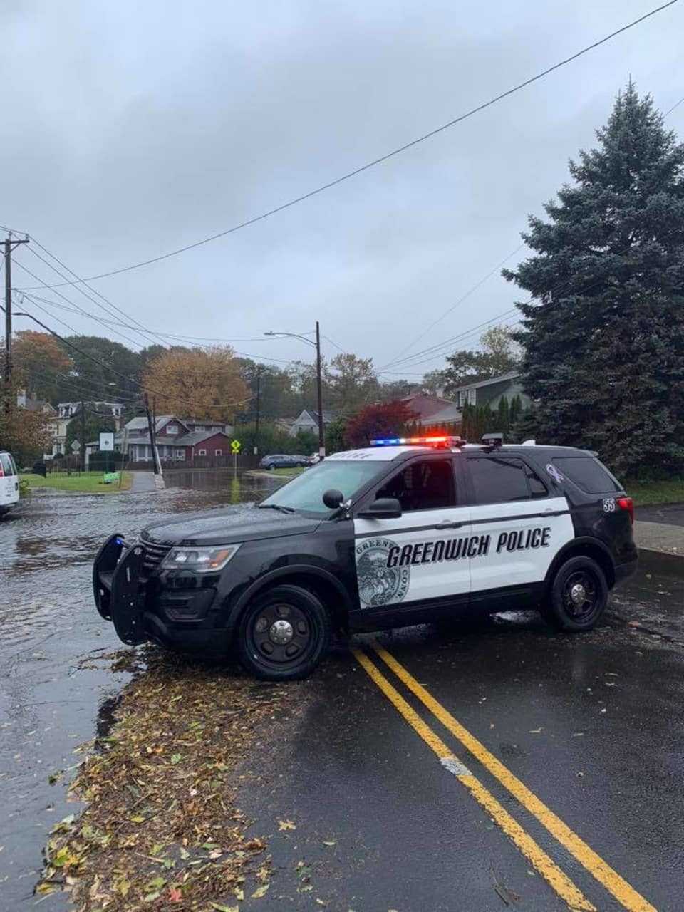 A Stamford man was charged with DUI after turning himself in to Greenwich Police on a warrant.