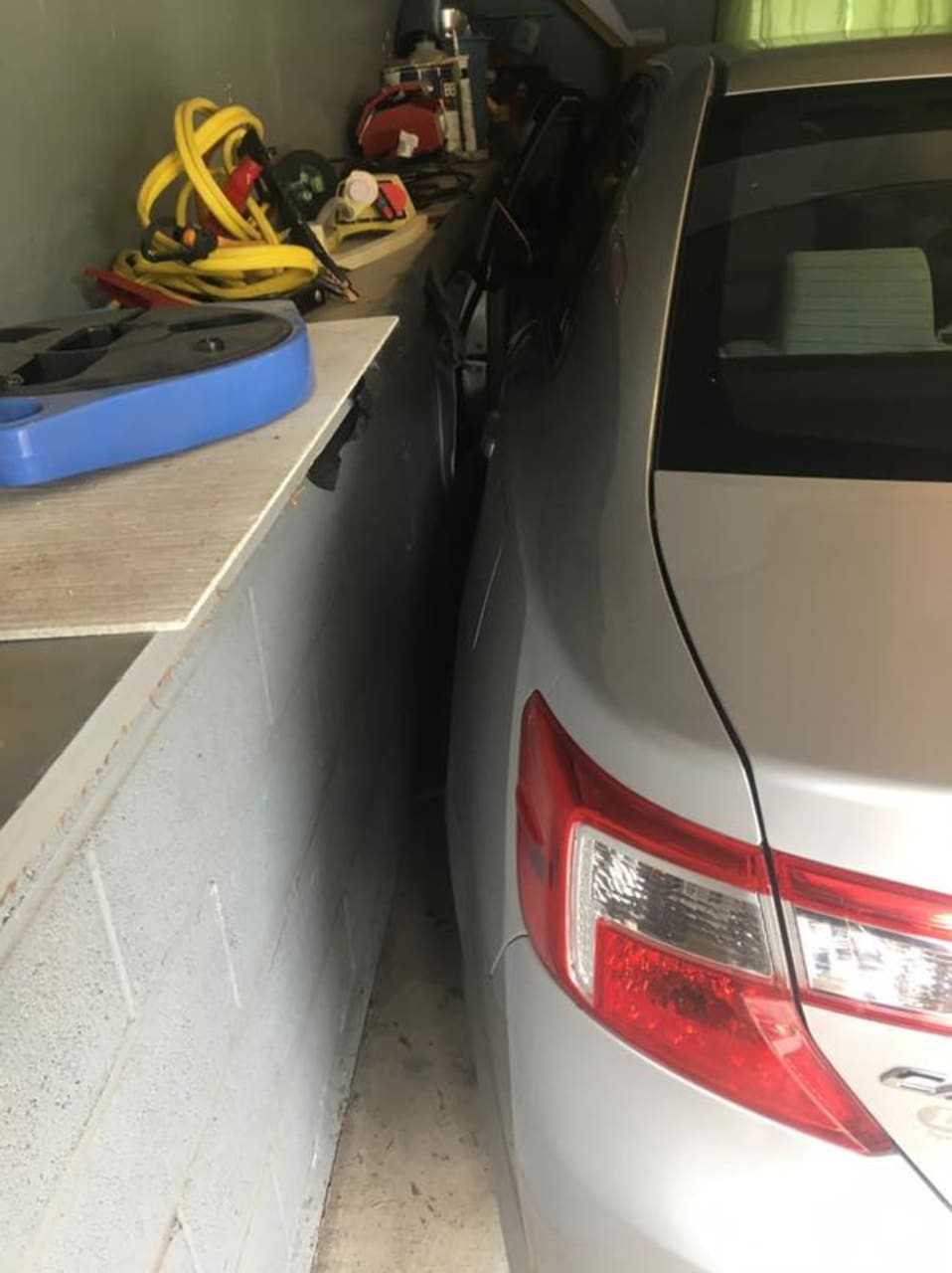A 72-year-old man accidentally got pinned in his garage in Clarkstown.