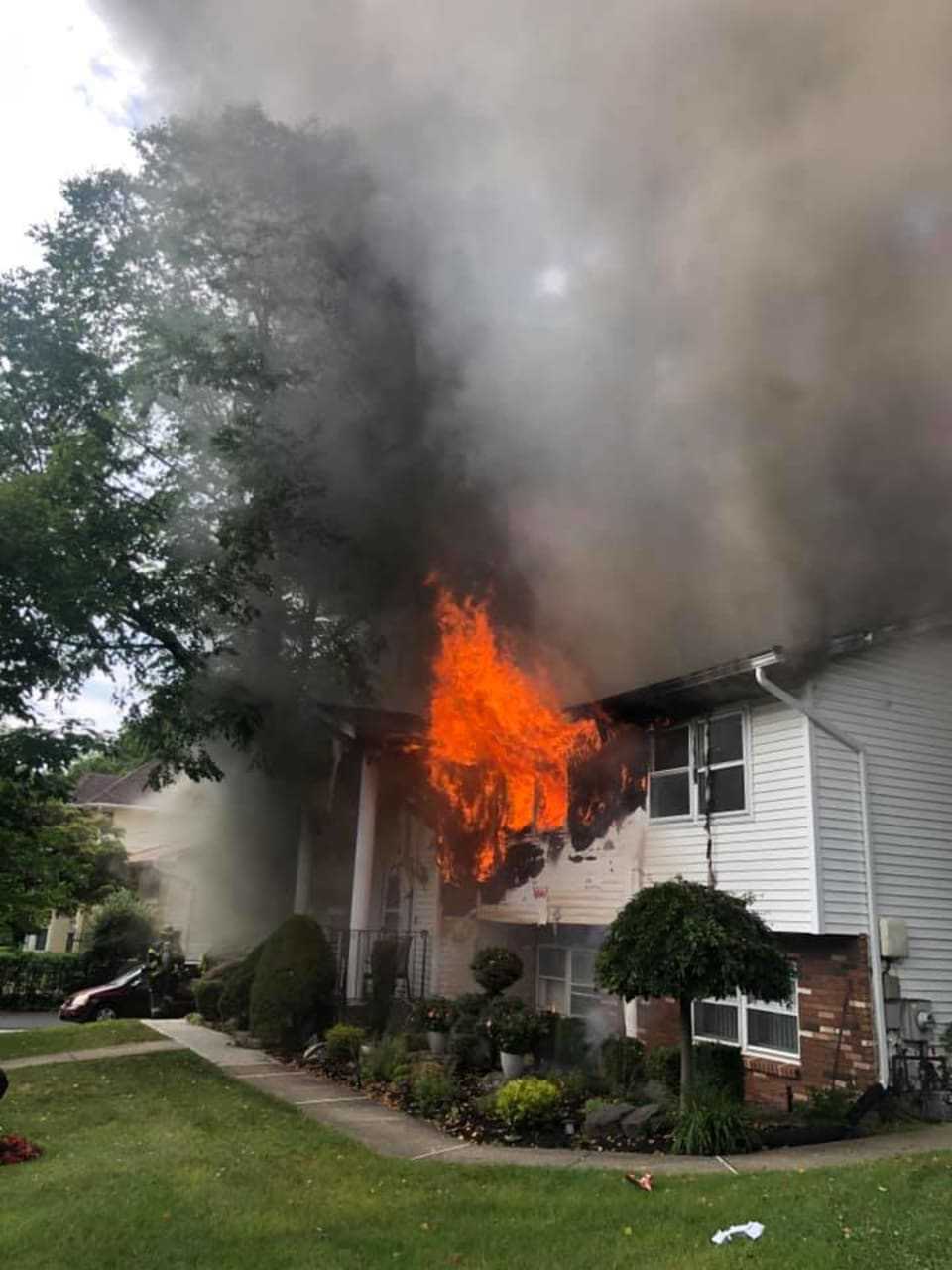 A Monsey home was destroyed by fire.
