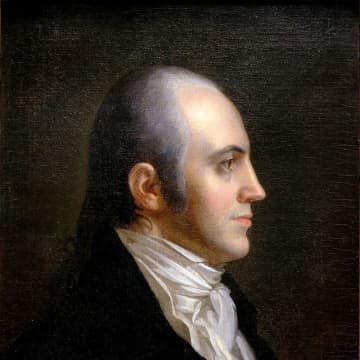 C.H. Booth Library will host a discussion on Aaron Burr.