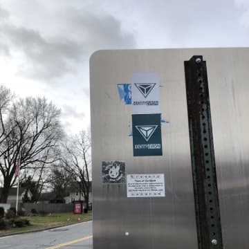 Identity Evropa stickers have been spotted in Montrose.