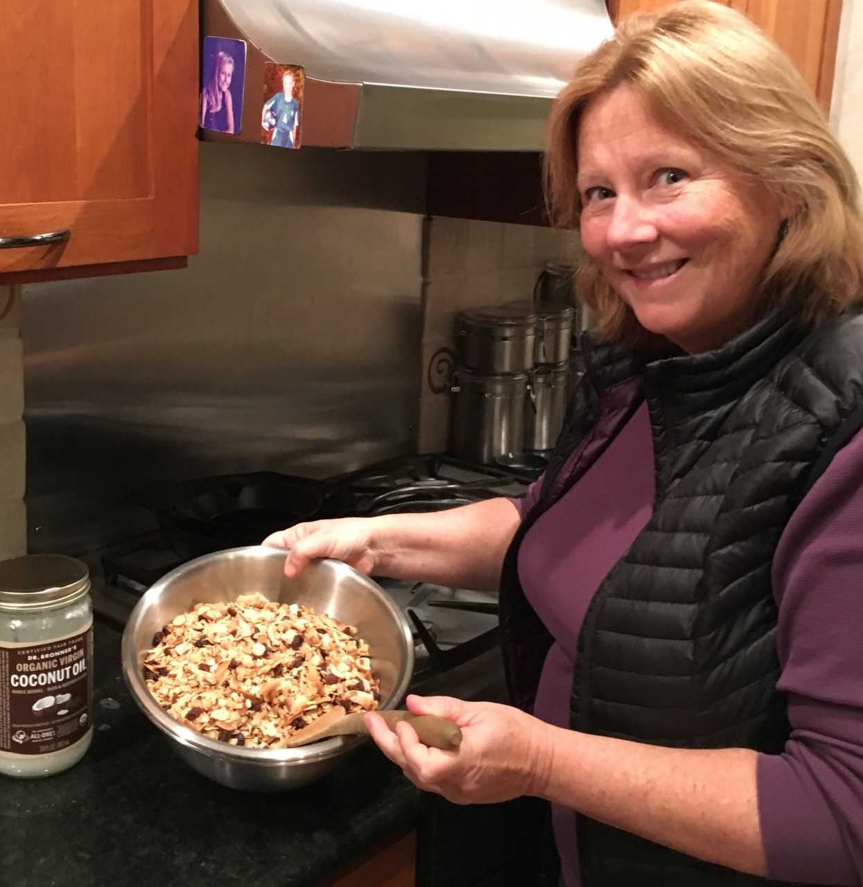 Susan Rubin of Chappaqua, N.Y. blogs at drsusanrubin.com and shared her granola recipe.