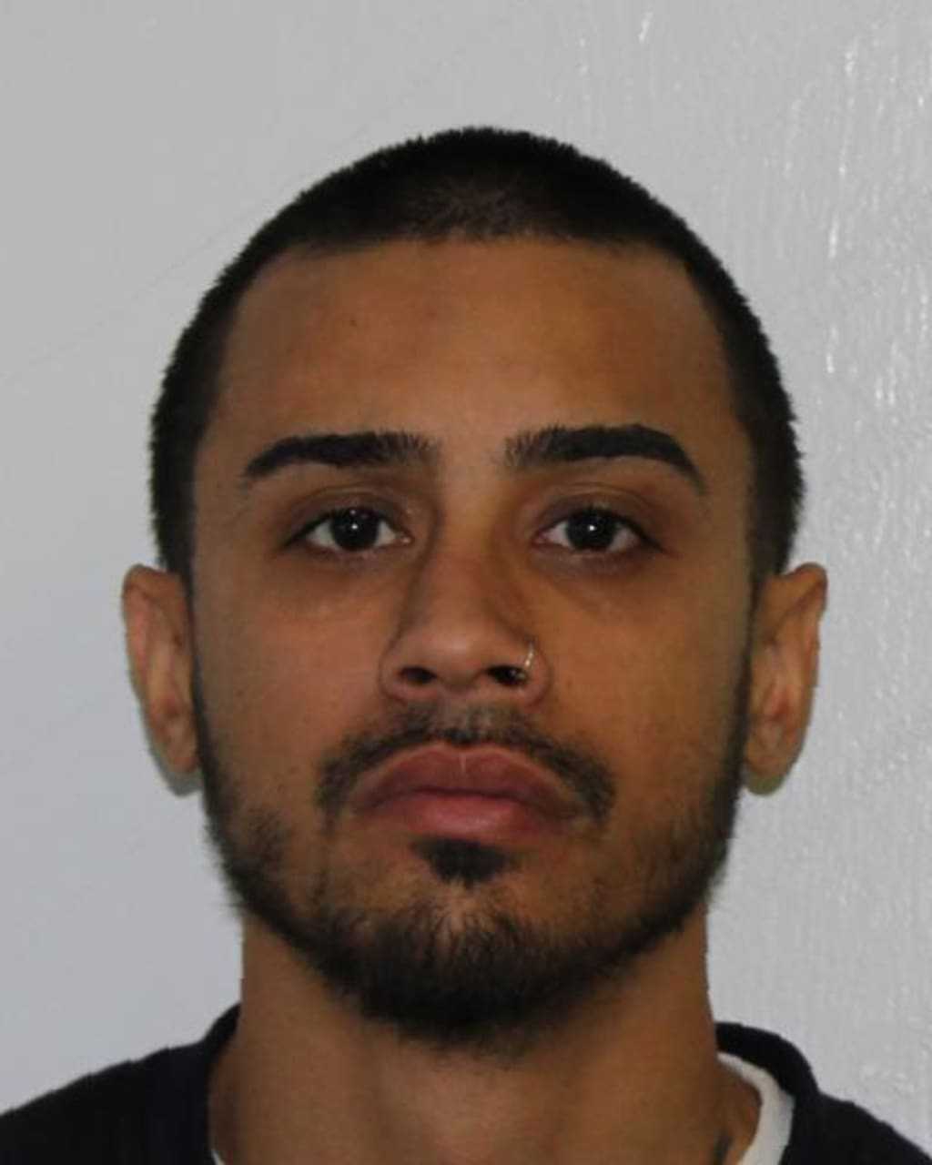 Angel J. Gomez, 24, who fled from police while driving a stolen vehicle, caused a multiple-car accident during his escape.