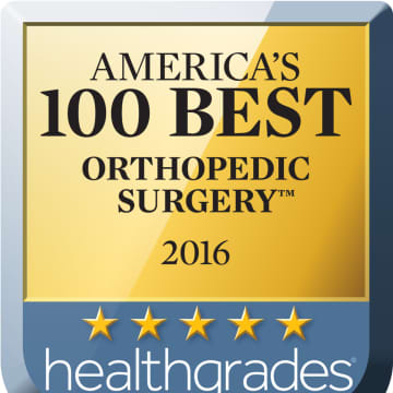The Valley Hospital's orthopedic department has scored high grades from Healthgrades in its annual listing of the top hospitals.