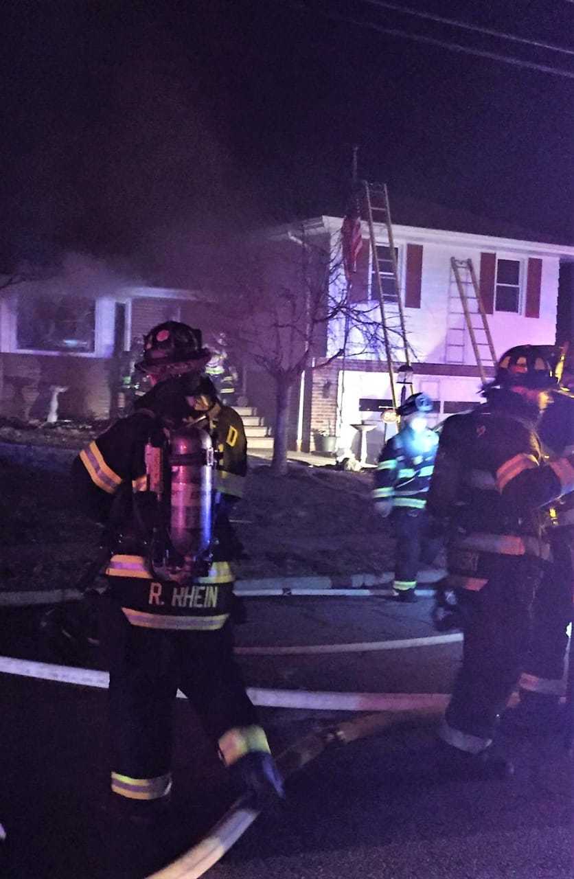 At the scene.