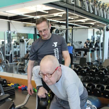 Jacek "Jack" Stryjewski joined the Darien YMCA as a personal trainer, after 15 years of military service.