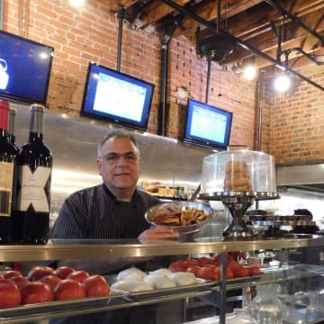Alan Cohen, owner of AJ's Burgers in New Rochelle.