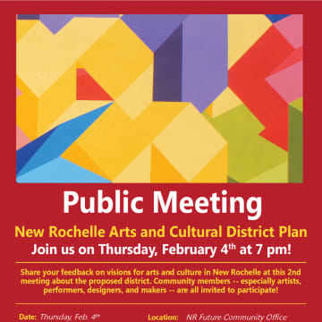 Residents are invited to share their feedback on visions for arts and culture in New Rochelle.
