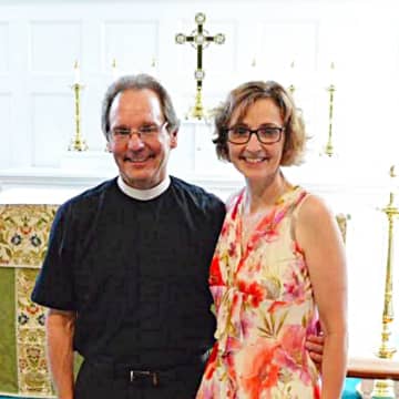The Rev. Derrick Fallon and his wife, Pam.