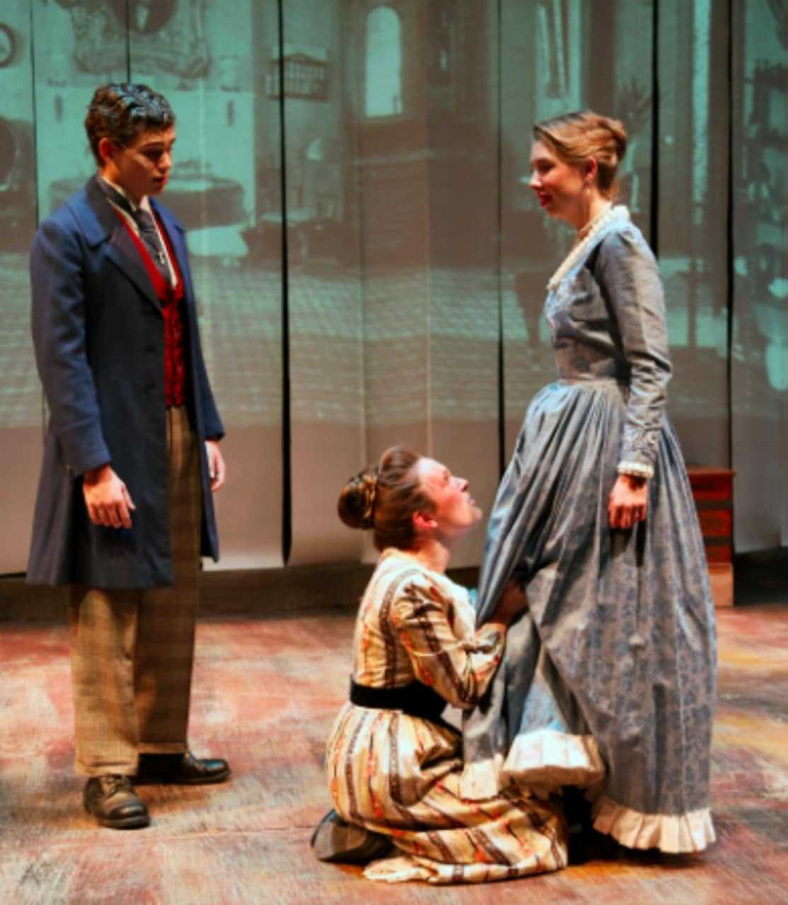 Students at New Canaan High School recently concluded their production of "The Orphan Train."