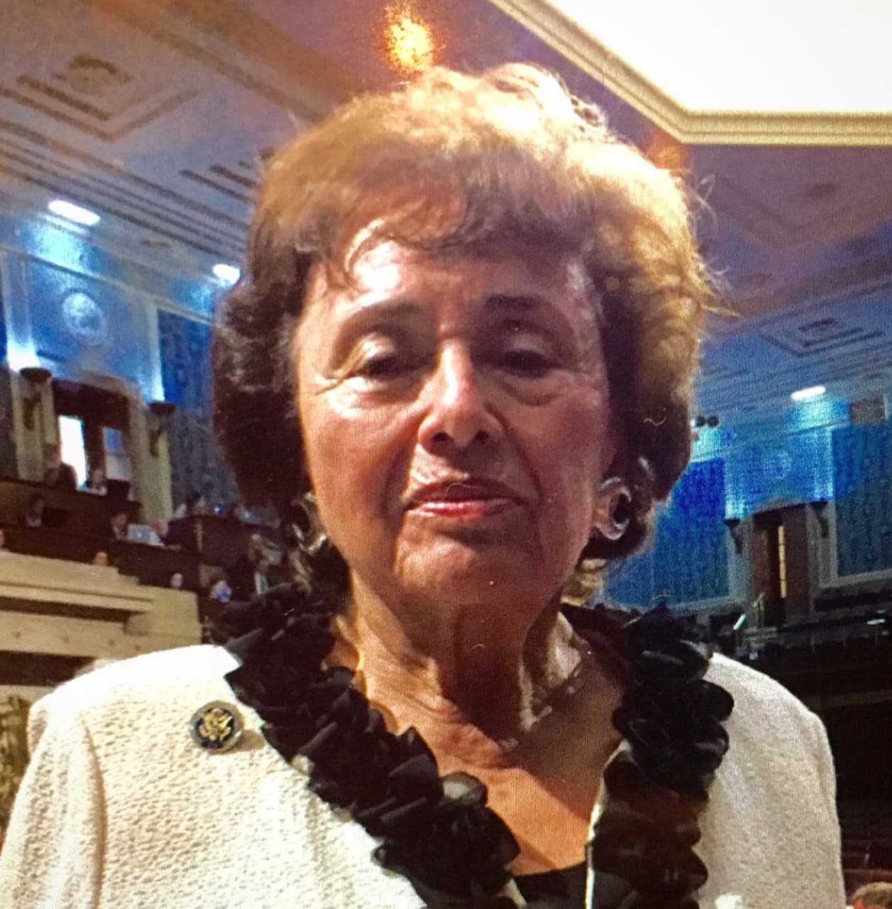 Rep. Nita Lowey, who represents Westchester and Rockland, during Wednesday night's House sit-in. "Sitting-in w/ colleagues on House Floor to demand vote on #NoFlyNoBuy," Lowey wrote on Twitter. "It cannot wait, we must act! #NoBillNoBreak"