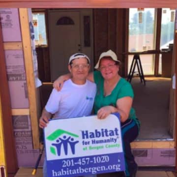 Carlos and Geovana, the future owners of Habitat Bergen's Bergenfield Home.