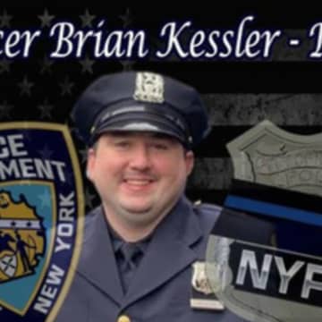 New Rochelle native and NYPD officer Brian Kessler, 28.