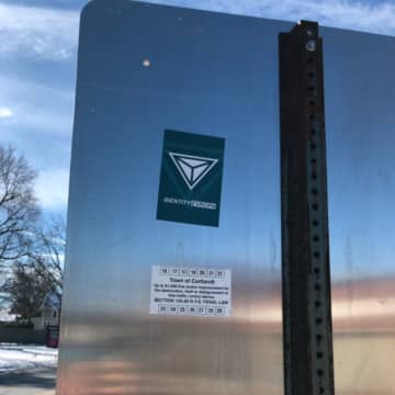 Identity Evropa stickers have been spotted in Katonah.