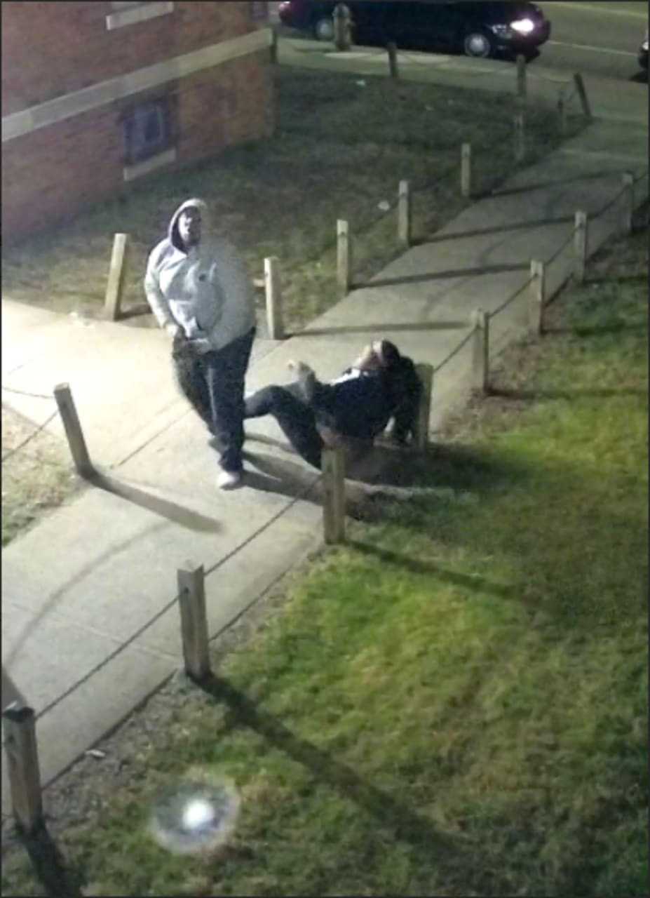 Police enlist the public's help in identifying victim and suspect depicted here