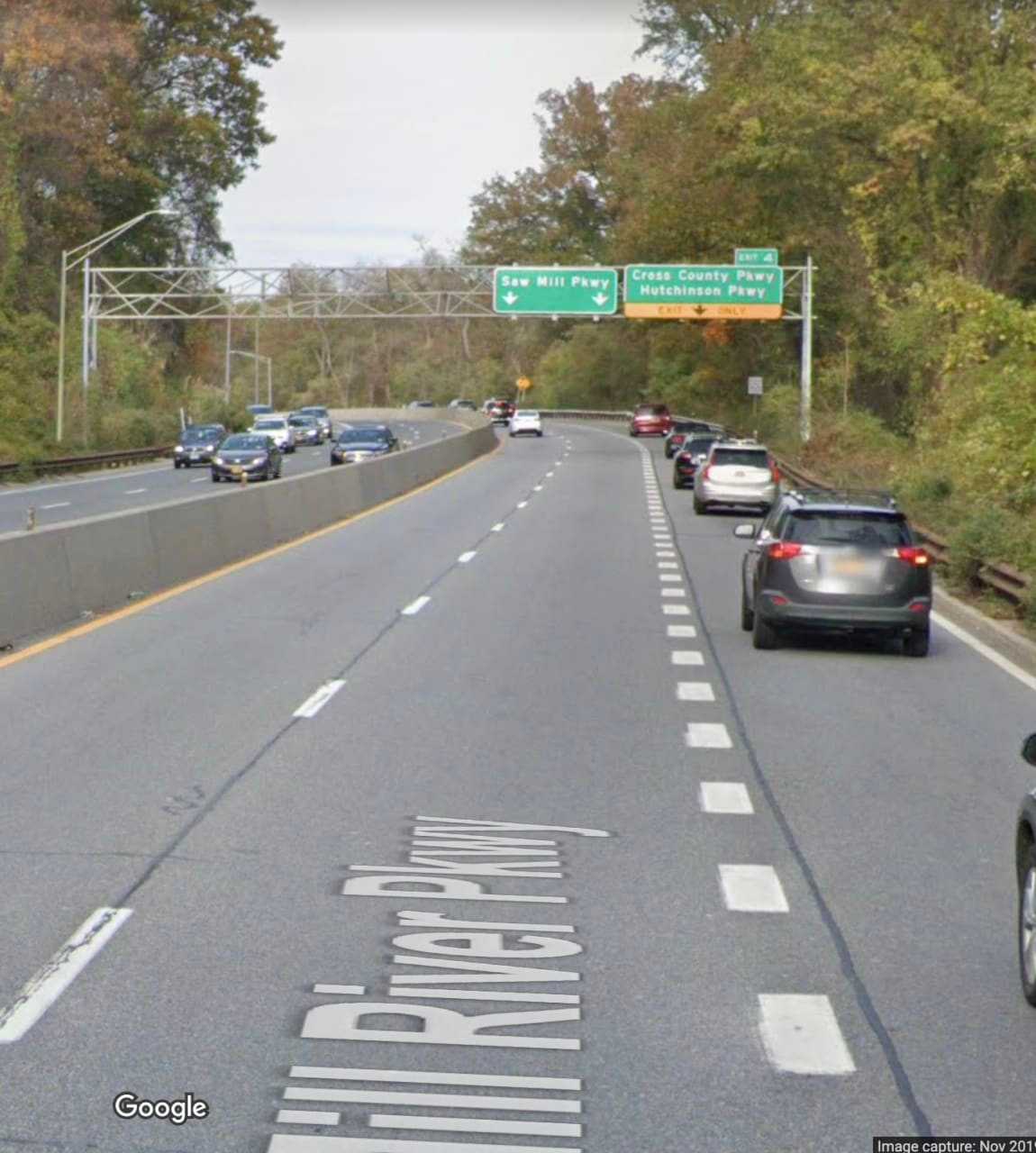 The area of the crash.