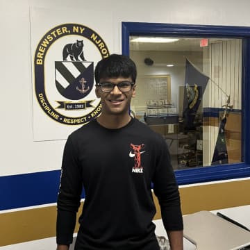 Brewster High School senior Suhaan Akula will be attending West Point in the fall.