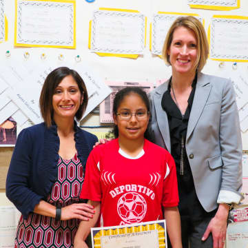 Washington School fifth-grader Stephanie Sulca mastered the WordMaster Challenge