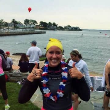 Brooke Lorenz, a native of Greenwich, will swim in Saturday's Swim Across America Greenwich/Stamford. She is six-year cancer survivor.
