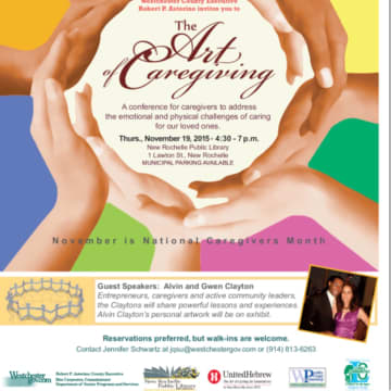 A caregivers conference is set for Nov. 19 in New Rochelle.