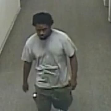 Connecticut State Police are asking for help in identifying this suspect, who stole a black iPad, a black Galaxy S6 phone and a black iPhone 5 from Housatonic Community College.