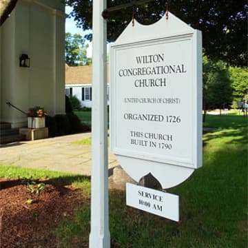 Wilton Congregational Church, 70 Ridgefield Road, is one of several wedding ceremony locations featured on the Martha Stewart Weddings web site.