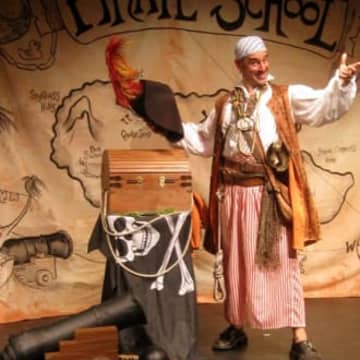 David Engel will bring Pirate School to the Tuckahoe Public Library.