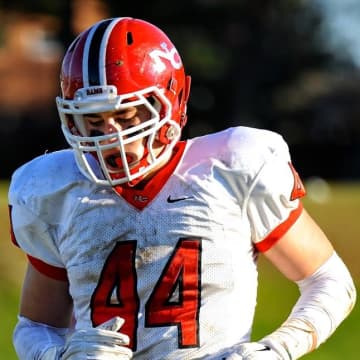 New Canaan football player Zach Allen was named the state Player of the Year by Gatorade.