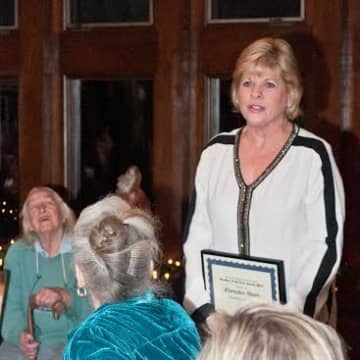 Maryellen Walsh was honored as Member of the Year at the Pound Ridge Business Association's annual meeting.