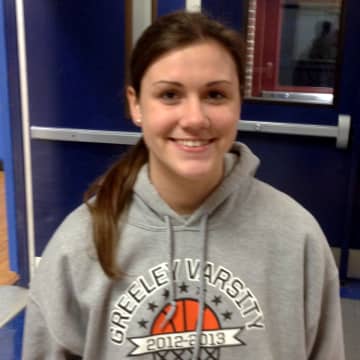 Horace Greeley High School girls basketball star Jackie Brett will lead the Quakers into the sectional playoffs on Friday.