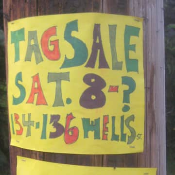 There are several tag sales taking place in and around Tarrytown this weekend.