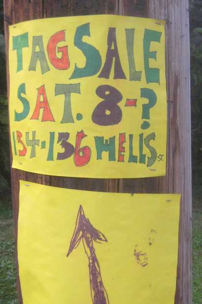 Several tag sales are taking place around the area this weekend.