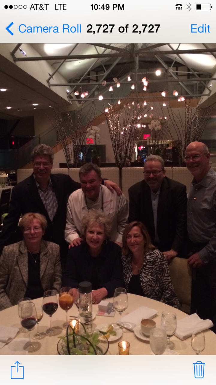 Chef Peter X. Kelly, second from left, top row, and some of the folks behind Table to Table.
