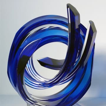 Swirling art glass by Will Grant will be available at the Rhinebeck Arts Festival Saturday, June 25 and Sunday, June 26 in Rhinebeck, N.Y.