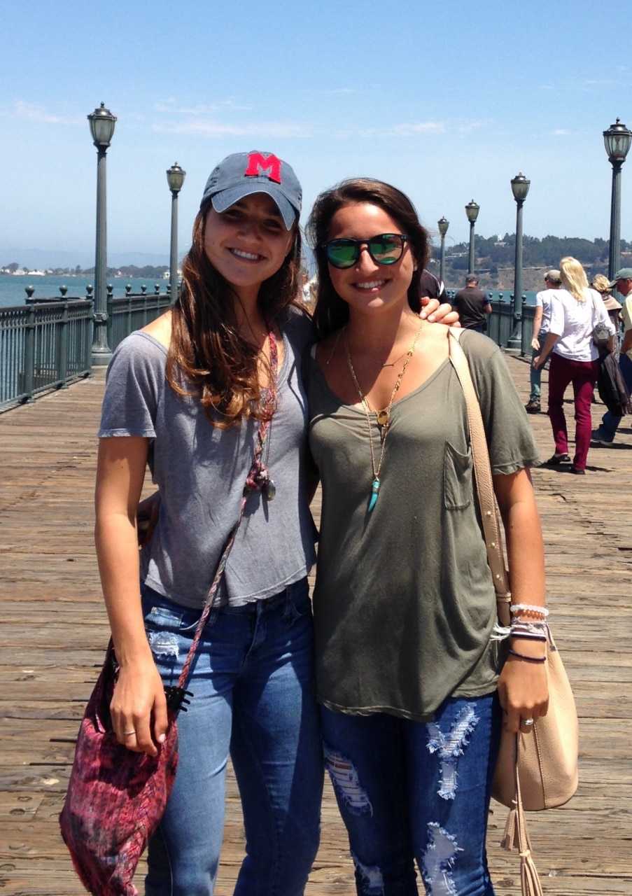 Julia Stern, left, and her sister, Avery, will be graduating from Rye High School this June.