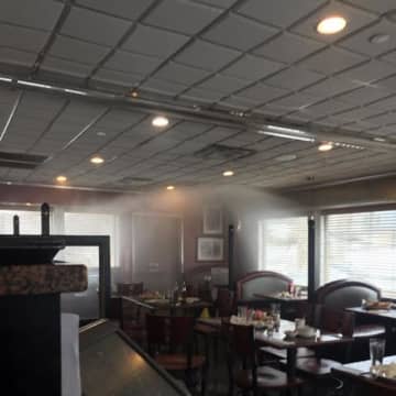 The leak at BLD Diner in Larchmont.