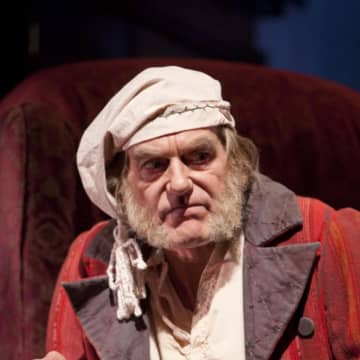 Graeme Malcolm as Ebenezer Scrooge from the 2015 McCarter Theatre production
