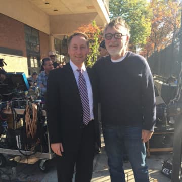 County Executive Rob Astorino with Film Director Ed Bianchi.