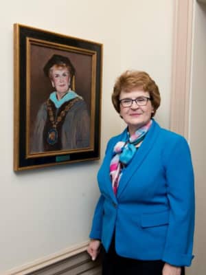 St. Vincent's College In Bridgeport Unveils Presidential Portrait
