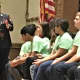 Lt. Joseph Torillo addresses the Lodi Junior Police Academy cadets.