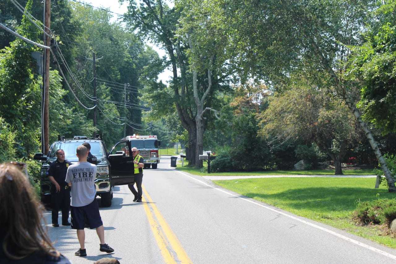 First responders at the scene of a rollover crash in Putnam County