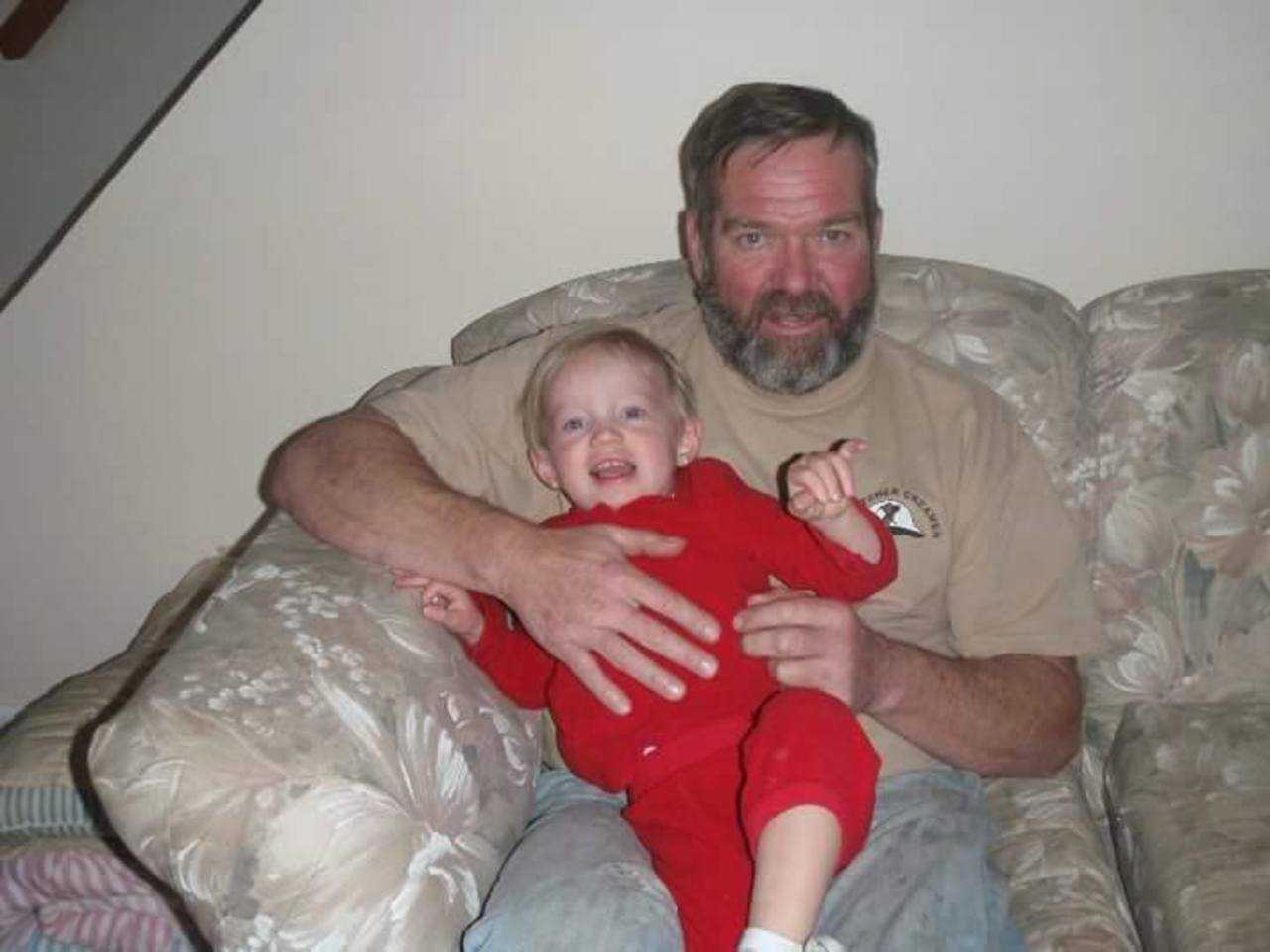 Mike Allen and his granddaughter, Victoria, in 2012. Allen has been seeing his granddaughters several times a day since their family moved to Fair Lawn from Ridgefield Park one year ago on Thursday.