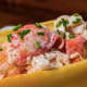 New England charmer: lobster roll from Boothbay Lobster Company in Stamford.