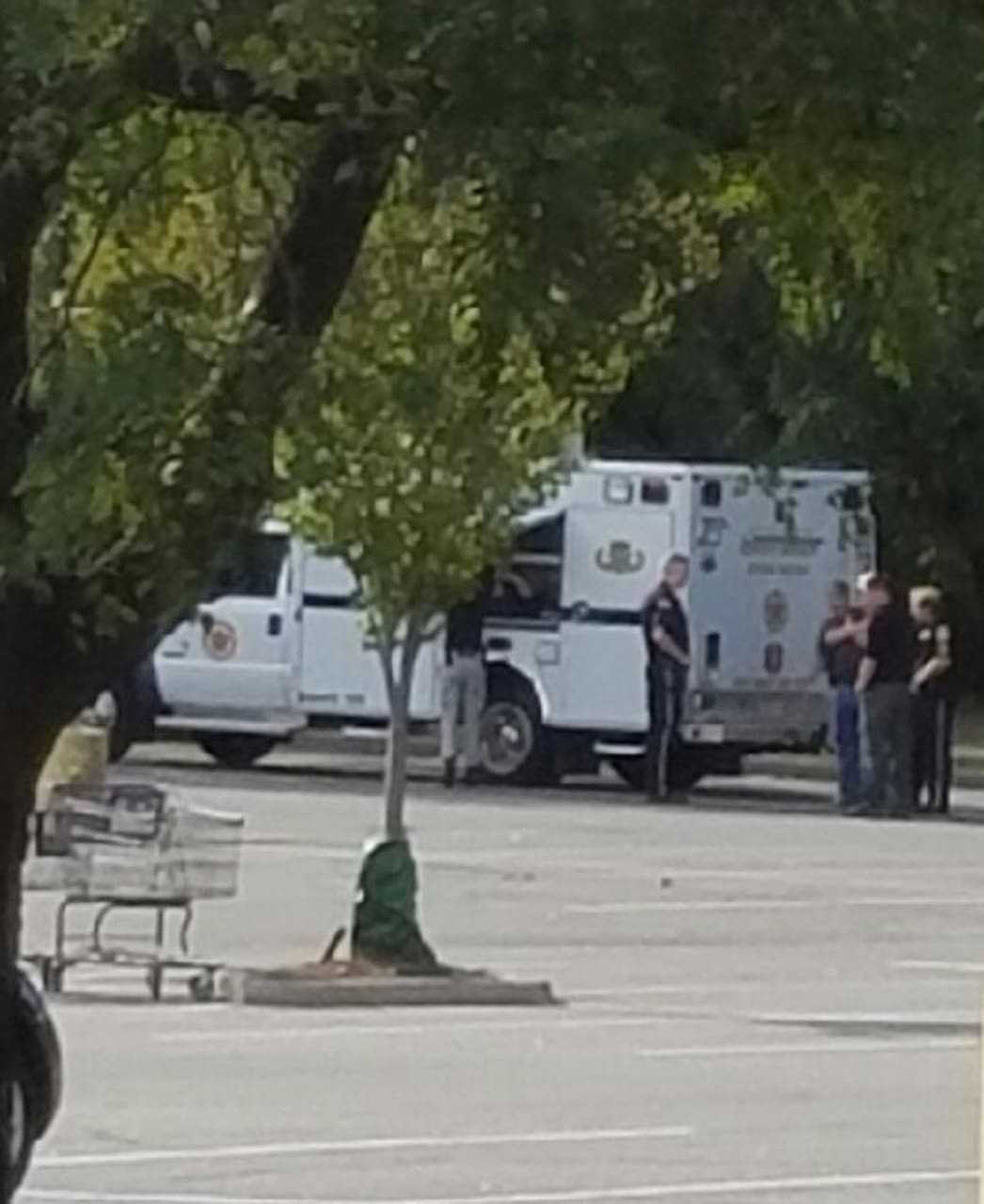 The Bergen County Bomb Squad joined local police and firefighters at the scene.